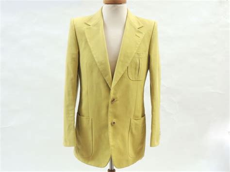 giacca uomo yves saint laurent|Giacche. Giubbotti Yves saint laurent in Cotone Giallo taglia M .